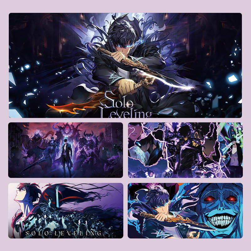 80cm X 30cm Grande Mousepad Anime Solo Nivelamento Gaming Mouse Pad Antiderrapante Tapete De Mesa De Borracha Para Compu