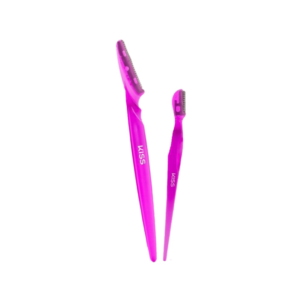 Kiss New York Shape & Trim Brows Combo de Navalhas - RMB04 - Cores Sortidas