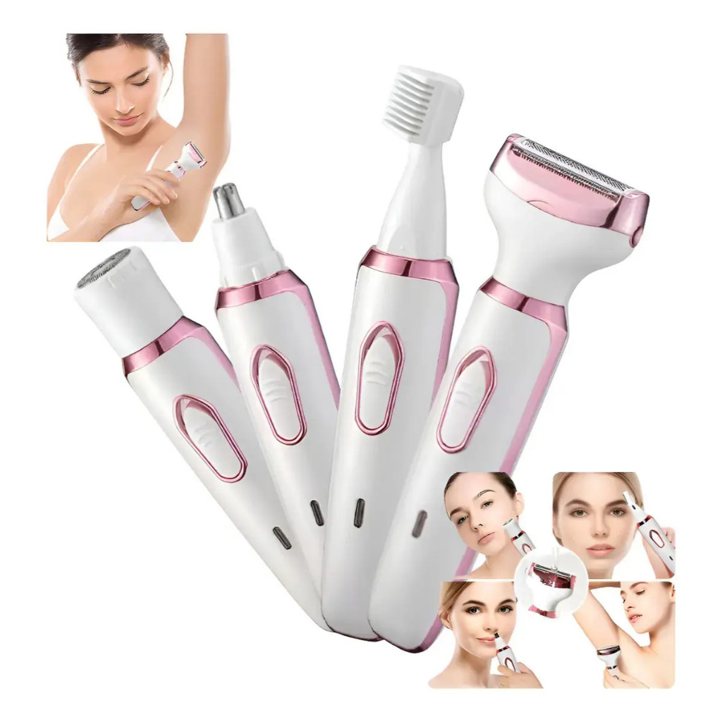 New 4 In 1 Multi-functional Electric Trimmer – Underarm Hair, Eyebrow, Shaver for Women, Body Hair Remover