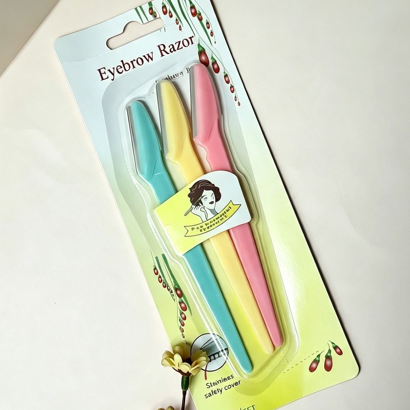 Kit Navalha para Sobrancelha (3 un.) Eyebrow Razor