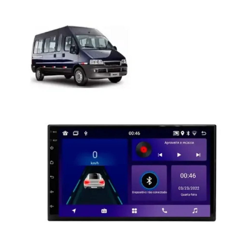 Central Multimídia Fiat Ducato 2006 a 2016 Android 9 9