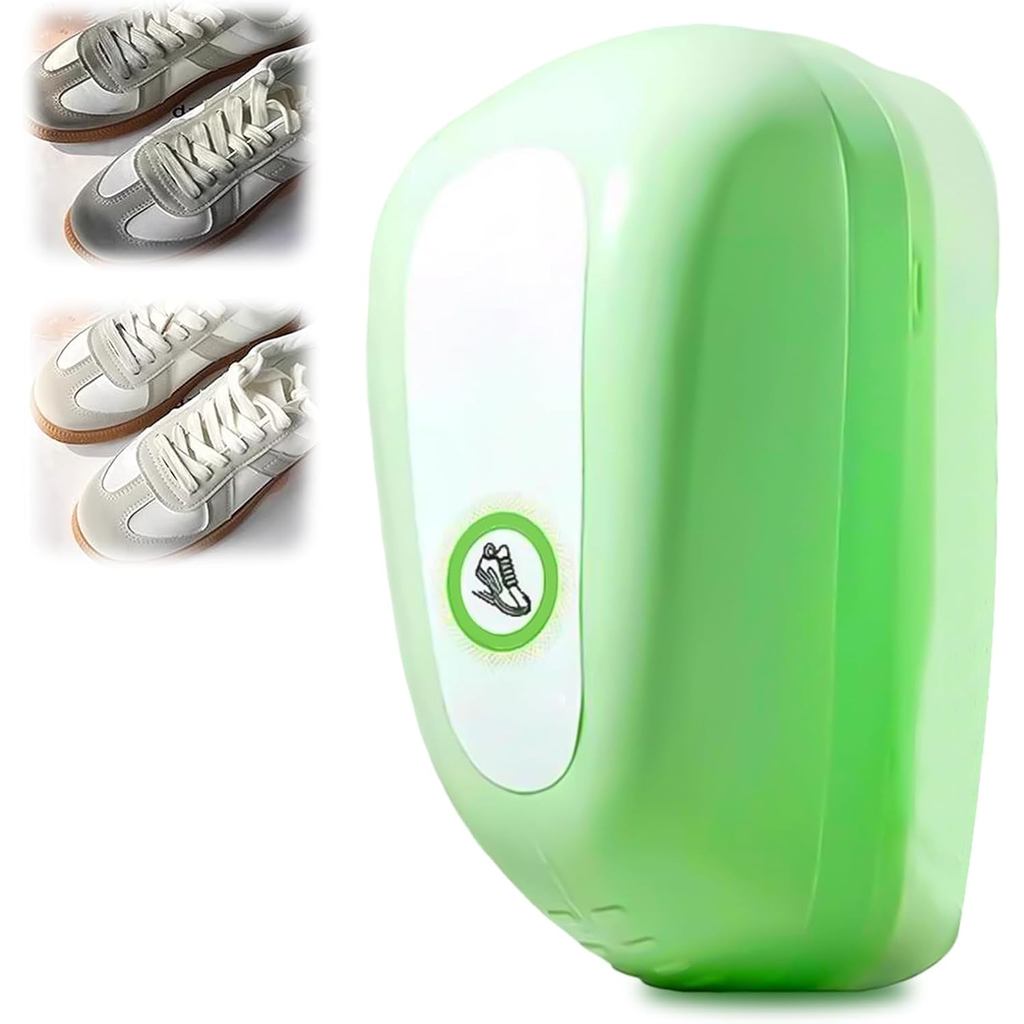 Water-Free Gentle Cleansing Shoe Brush, 2-in-1 Shoe Cleaning Brush, Shoes Cleaner for White Sneakers, Leather, Suede (1P