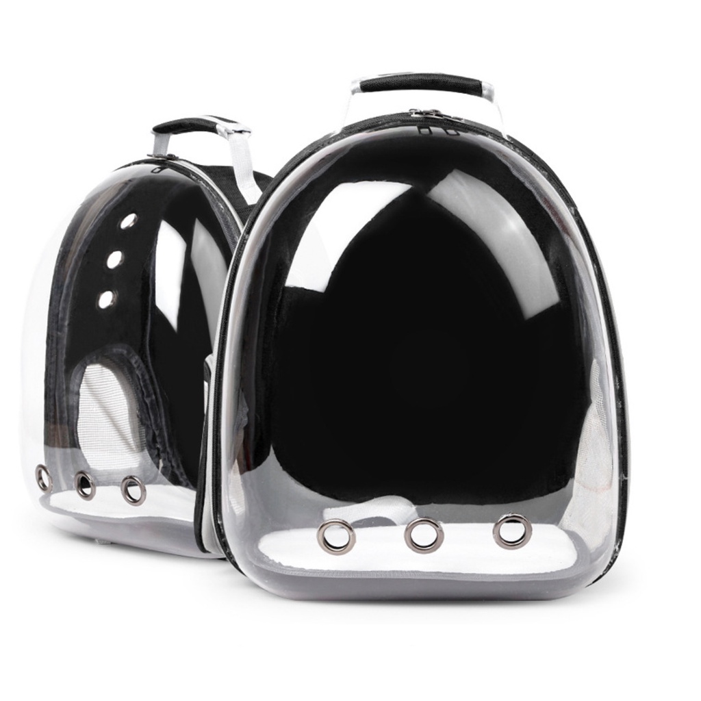 Mochila Bolsa para Pet Astronauta Mochila Transparente Visão Passeio Respirável Para Gato e Cachorro