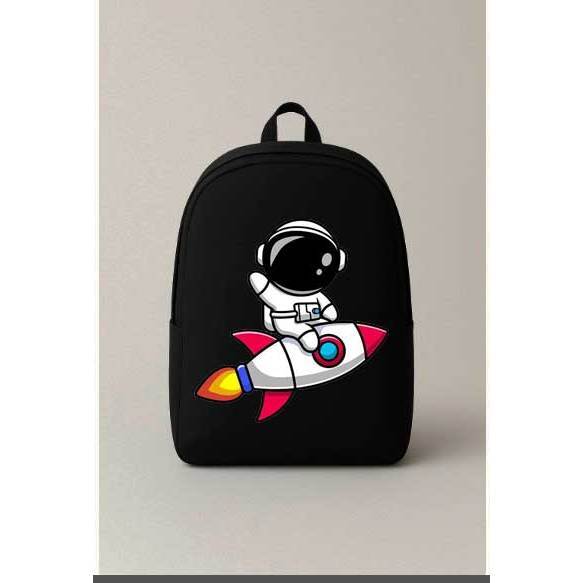 Mochila Escolar Estampada Astronauta Mini Bolsa Ideal Para Passeios e Viagens Bolsa Infantil Trevix.