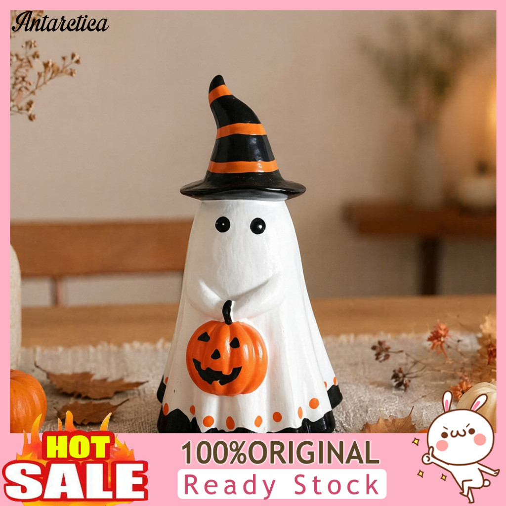 Halloween Table Decorations Decorative Figurines Ghost Ornament Cute Resin Tabletop Sculpture Durable Decor for Home Par