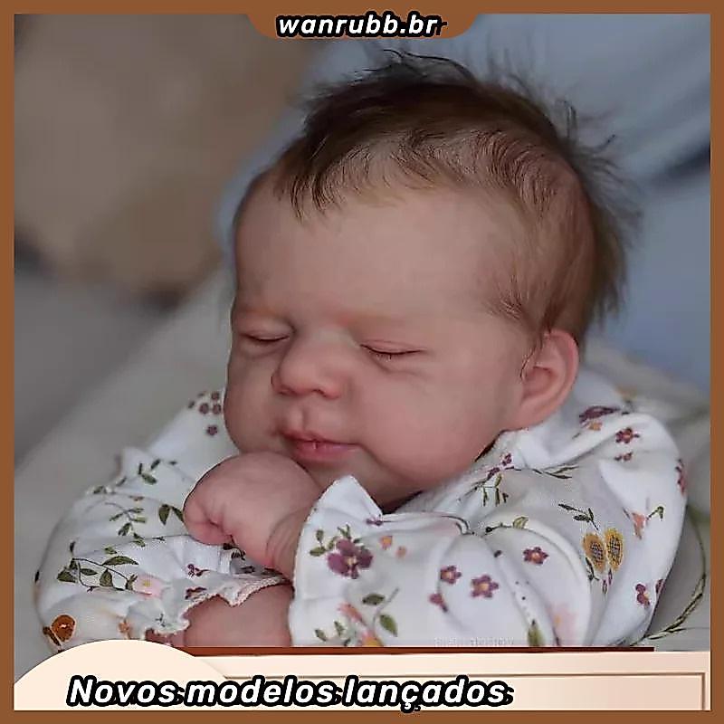 49cm Corpo Inteiro Silicone Vi Pascale Beb e Reborn Menina Menino 3D Pintado Pele Artesanal Realista Boneca Brinquedo F