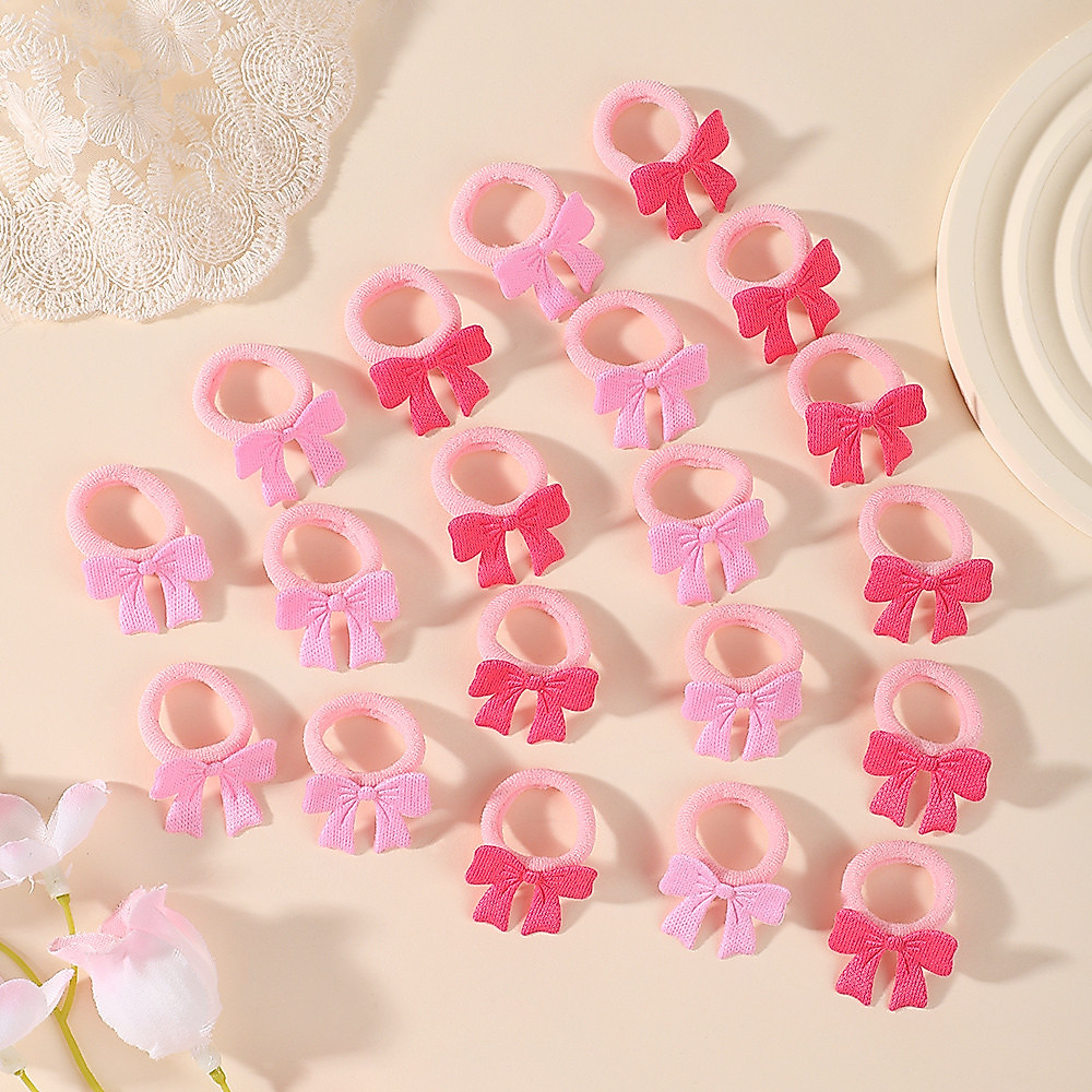 10 Pçs Crianças Elásticos Faixas De Cabelo Meninas Faixa De Borracha Para Doces Scrunchie Laços Bonito Acessórios Do Beb