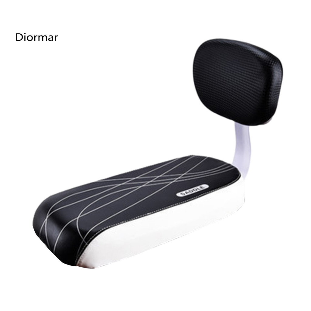 Safe Comfortable Bike Cushion Universal Bicycle Rear Seat with Footrest Soft Sponge Filling Kids Child Safety Carrier Ba