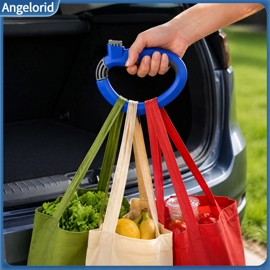 Ergonomic Bag Hanger Grocery Holder Carrier Handle – Lightweight Plastic Shopping Garbage for Easy Comfortable for Sou