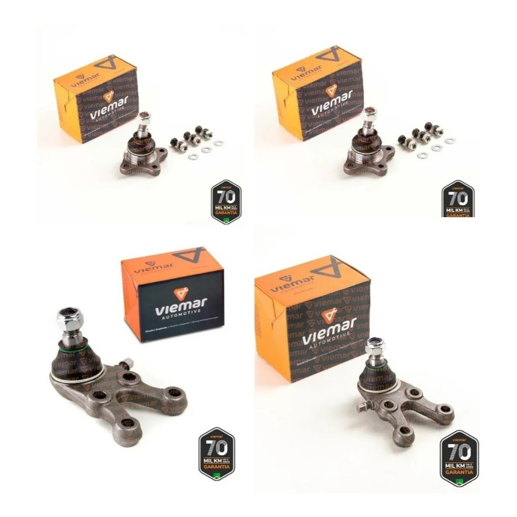 Kit 4 Pivô 2 Superior 2 Inferior L200 Sport Outdoor Viemar