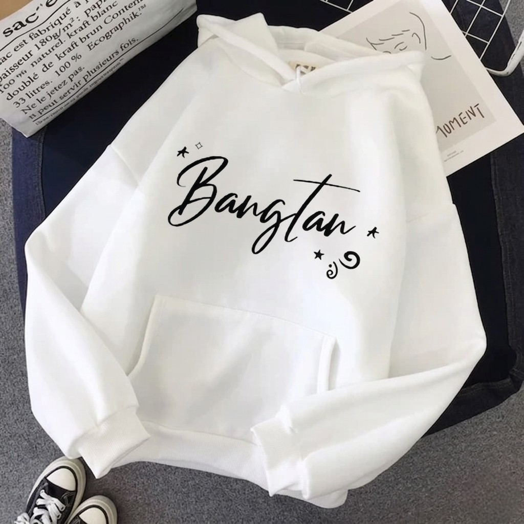 Moletom Com Capuz Estampa Bts Kpop BANGTAN StreetWear 100% Algodão Arirang