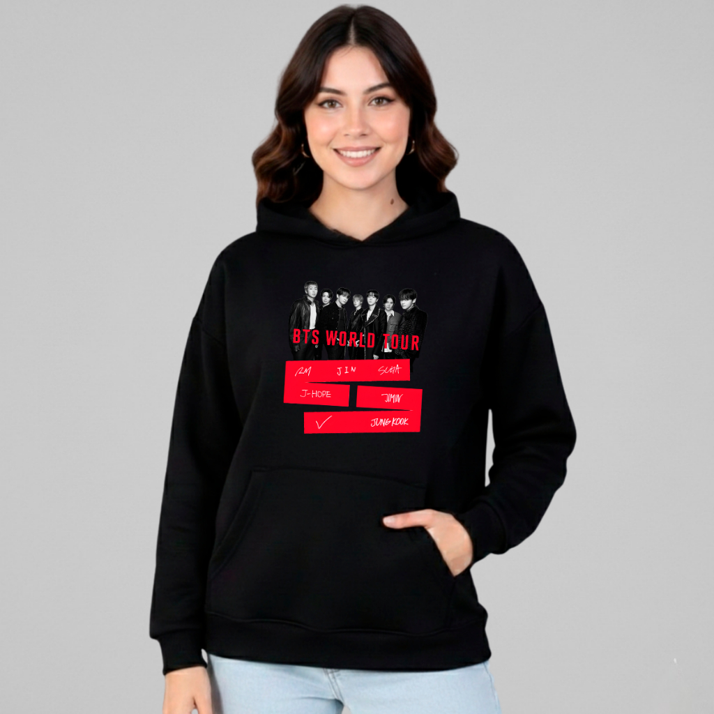 Blusa Moletom Bts World Tour Arirang Integrantes Rolistore