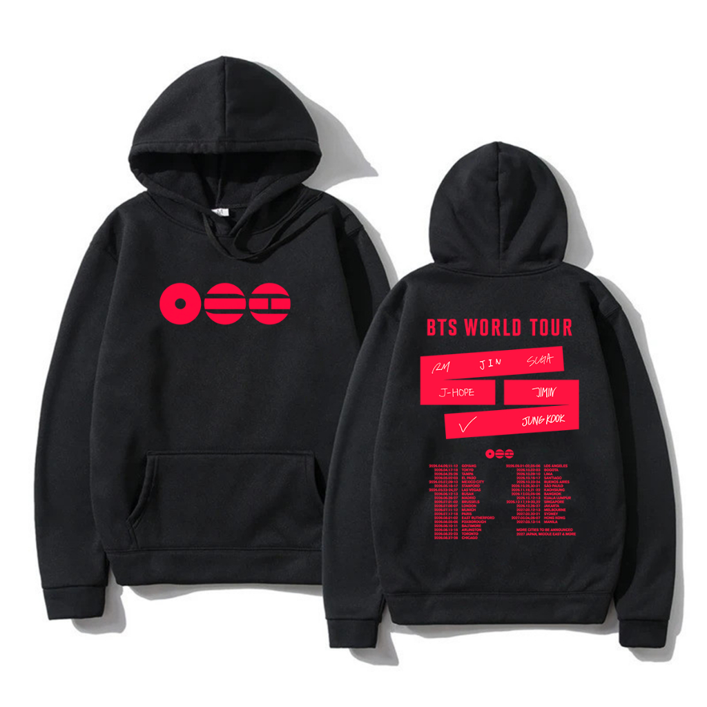 Moletom Canguru Blusa De Frio Bangtan Boys Bts Arirang World Tour We Are Graphic Kpop Unissex