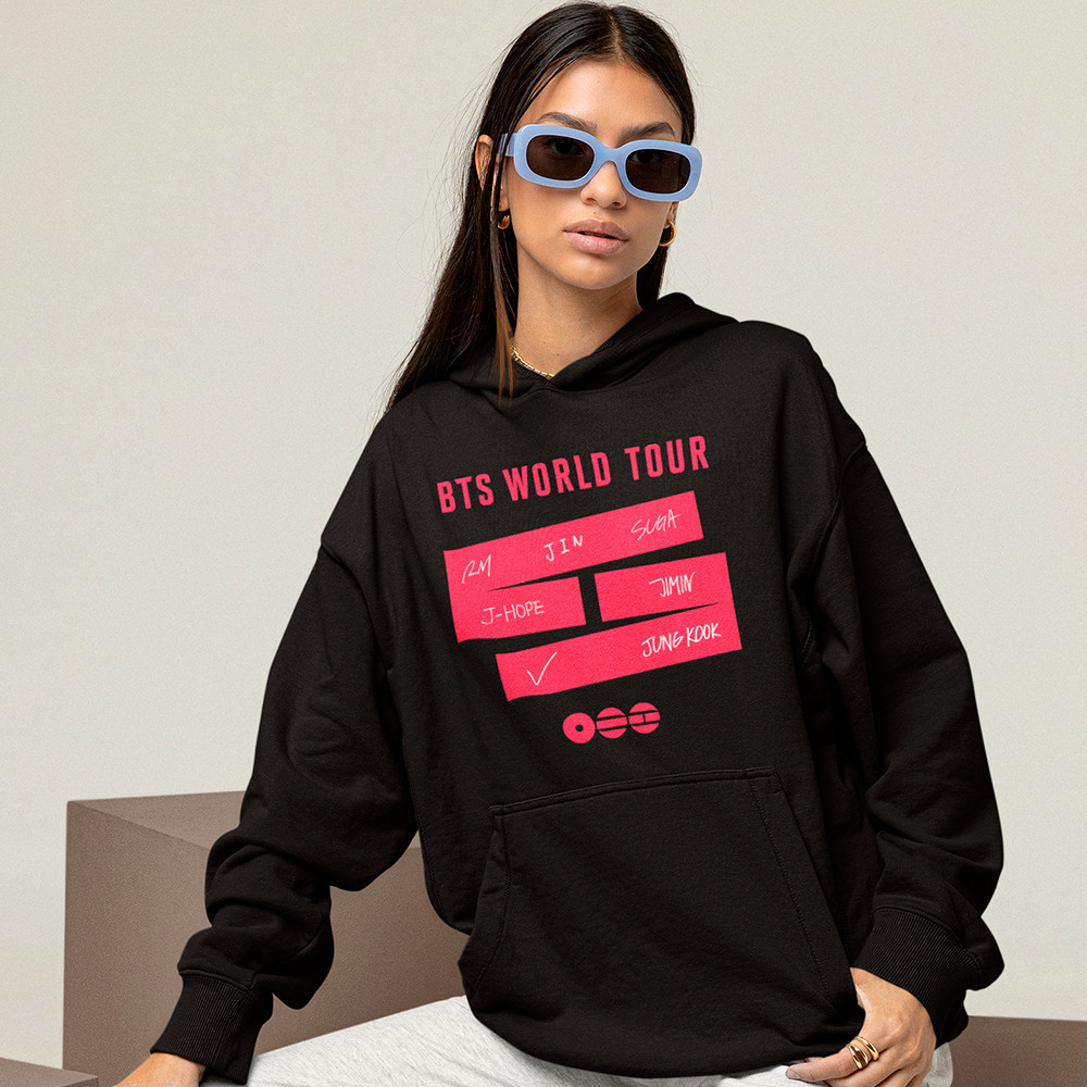 Moletom Bts World Tour Arirang 2026 Agasalho Feminino Despojado Casaco Blusa De Frio Com Capuz