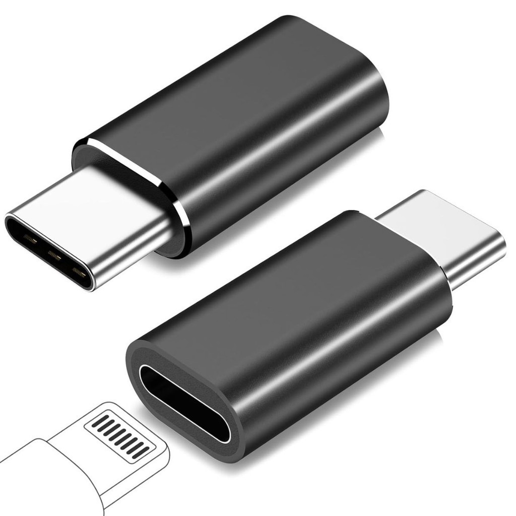 Conector Adaptador OTG Usb C Macho Compatível Com Lightning Fêmea