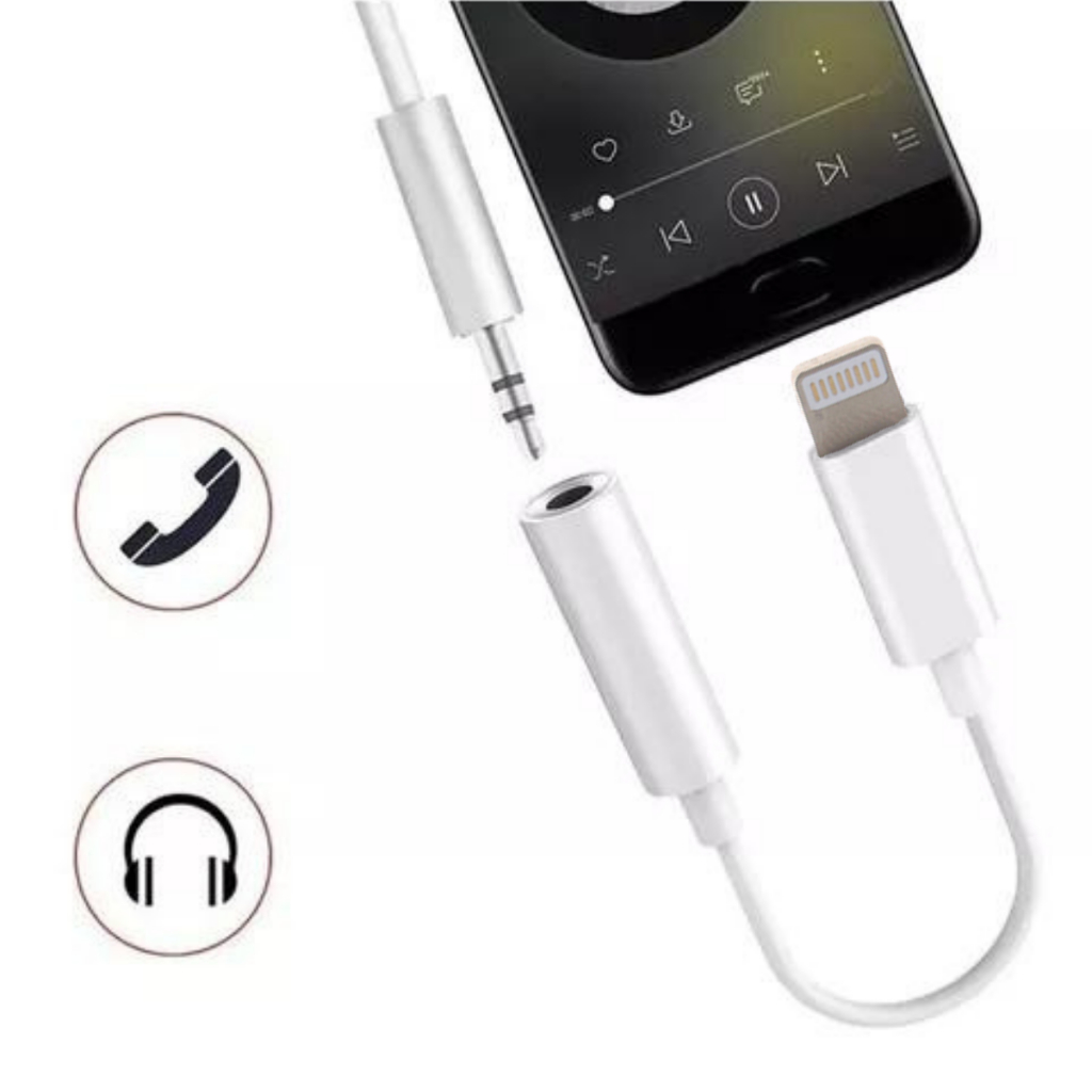 Adaptador Compatível com Lightning Fone de Ouvido P2 Fêmea 1 Un