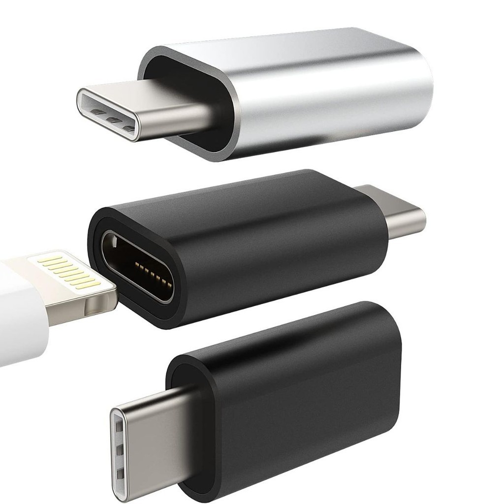 Adaptador Conector Conversor OTG Plug Usb-C Compatível Com Lightning