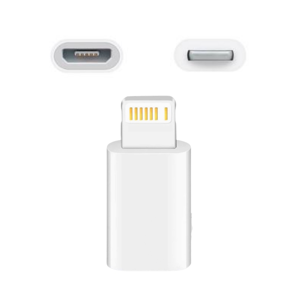 Adaptador Conversor V8 Micro Usb Compatível Com Lightning Macho