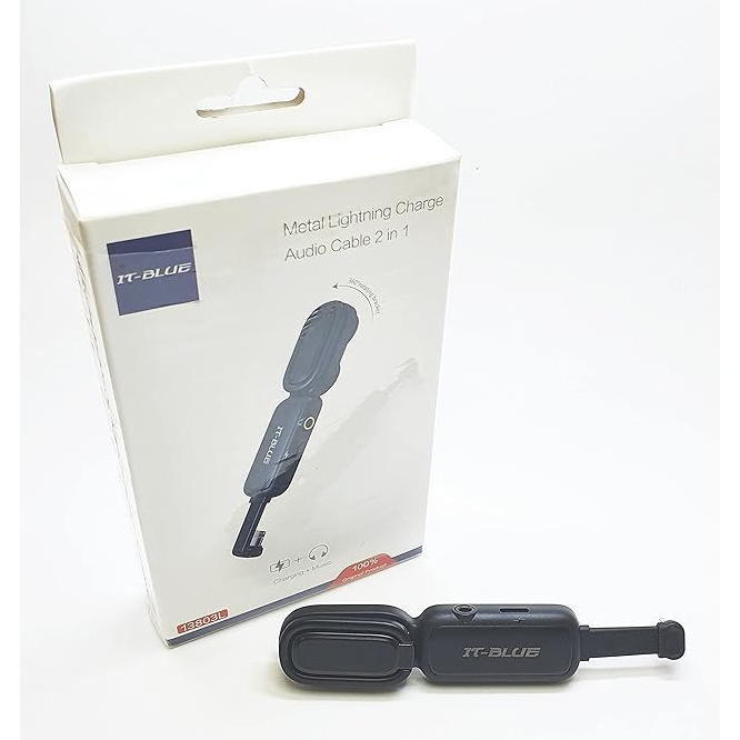 Adaptador de celular 2 em 1 lightning para lightning / P2