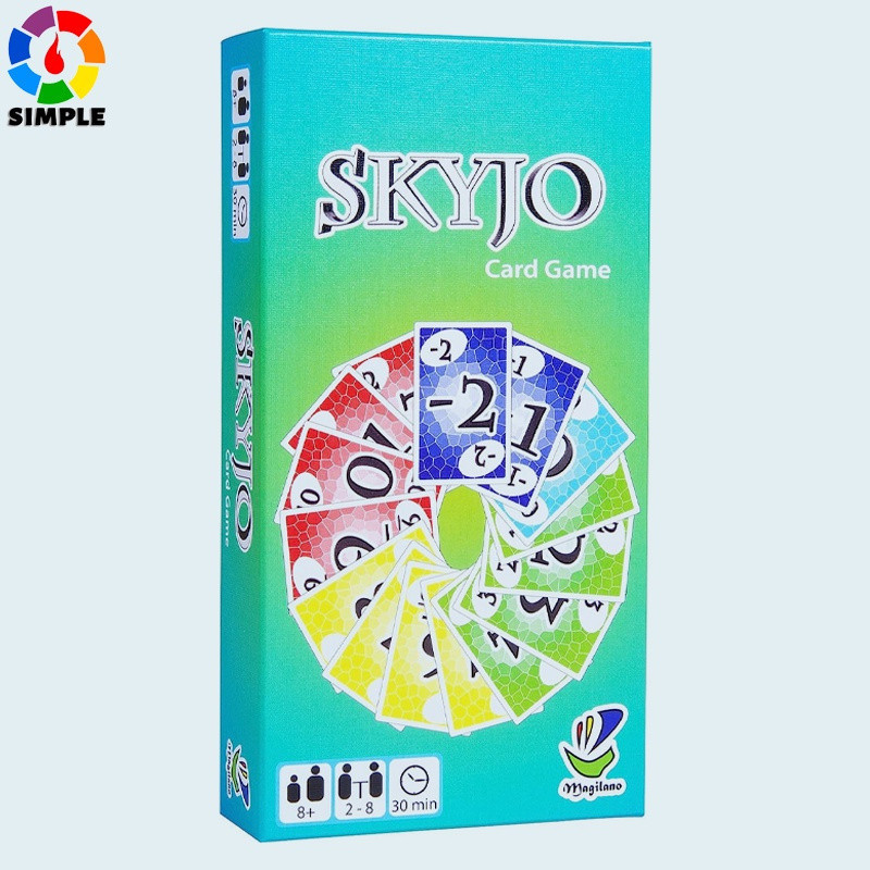 SKYJO - The entertaining card game for kids and adults. The ideal game for fun, entertaining and exciting hours of play