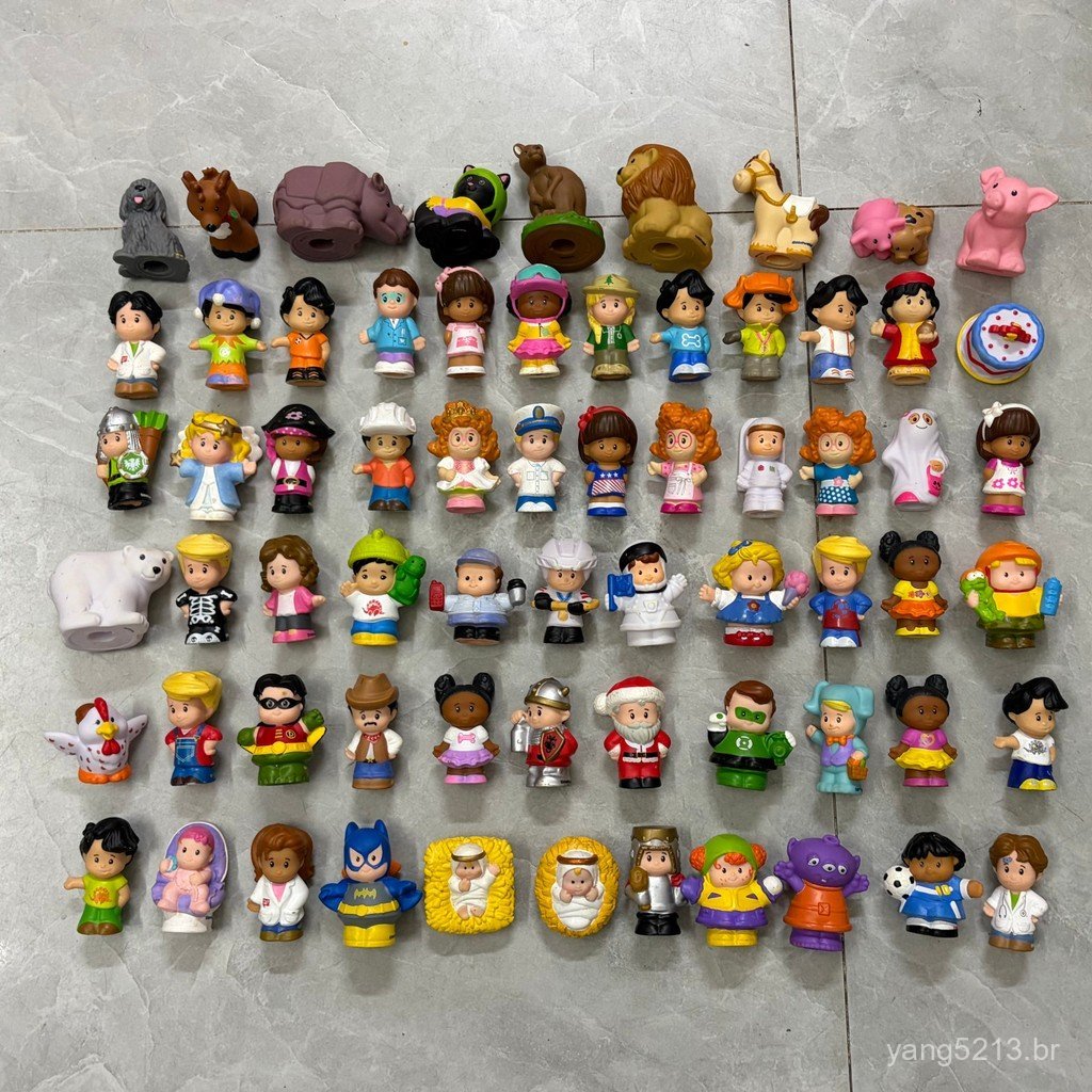 Figuras Soltas Populares 2025, Bonecos de Plástico Fisher-Price, Pequenos Exploradores, Figuras de Ação para Brincadeira