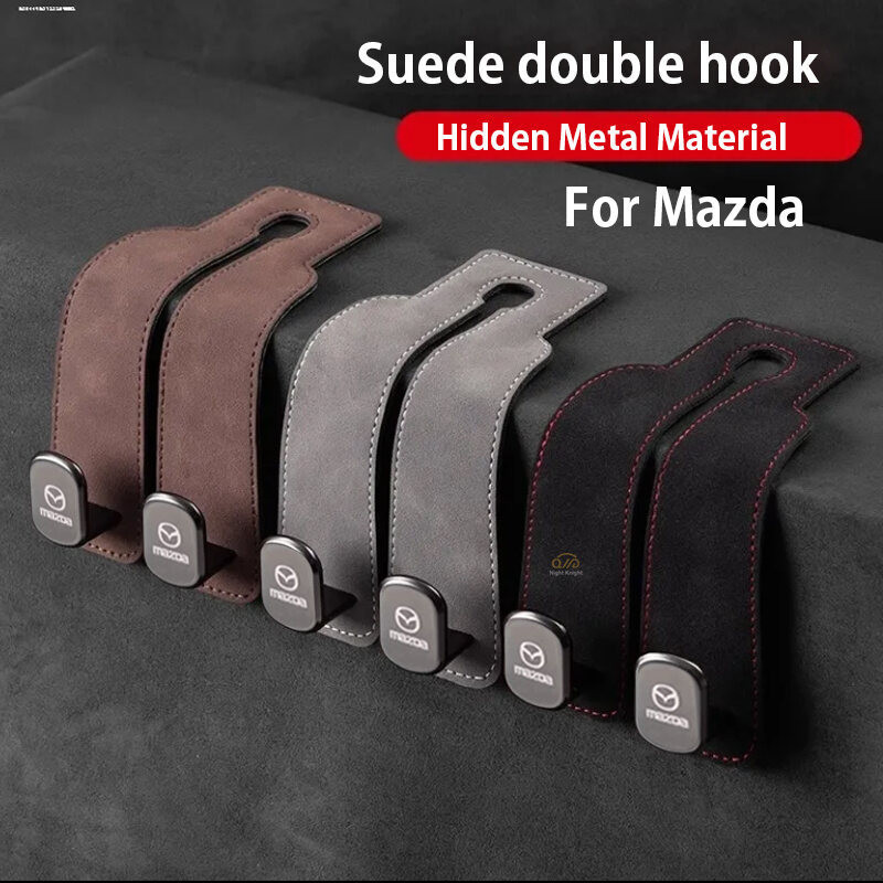 Suporte de Bolsa para Carro com Gancho Duplo Mazda para Mazda 2 3 6 Atenza Axela Demio CX3 CX5 CX4 CX30 CX8