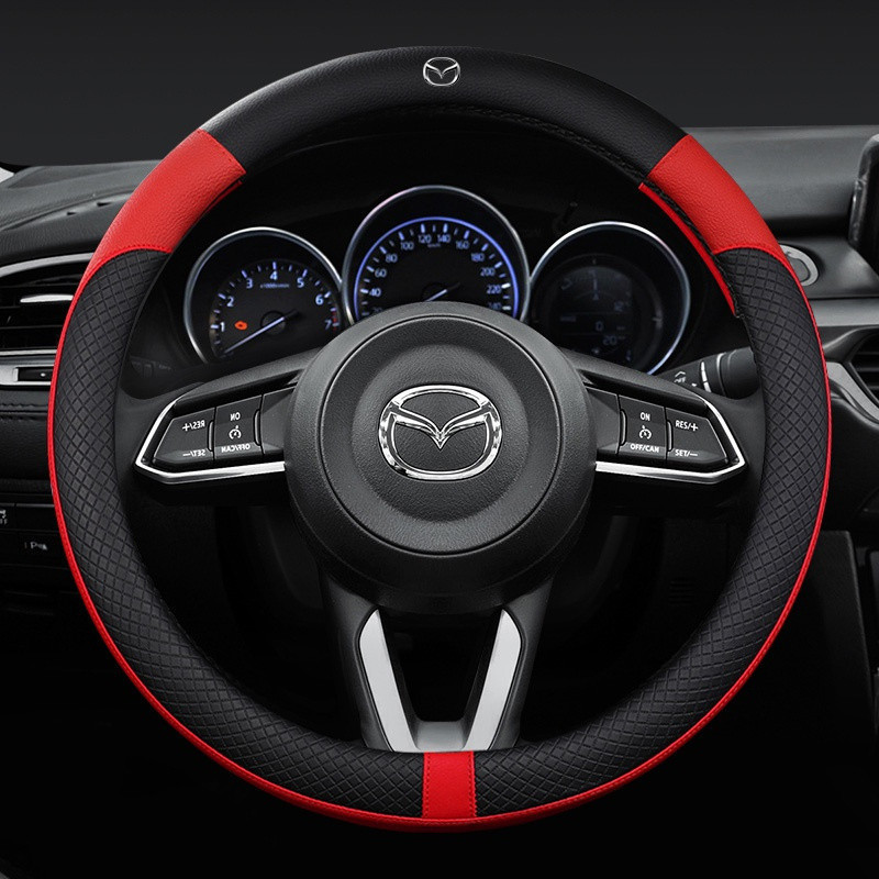 NOVO item Capa de Volante para Carro para Mazda CX-3 CX-4 CX-5 Atenza MX-3 MX-5 BT-50 Acessórios de Couro que Absorvem o