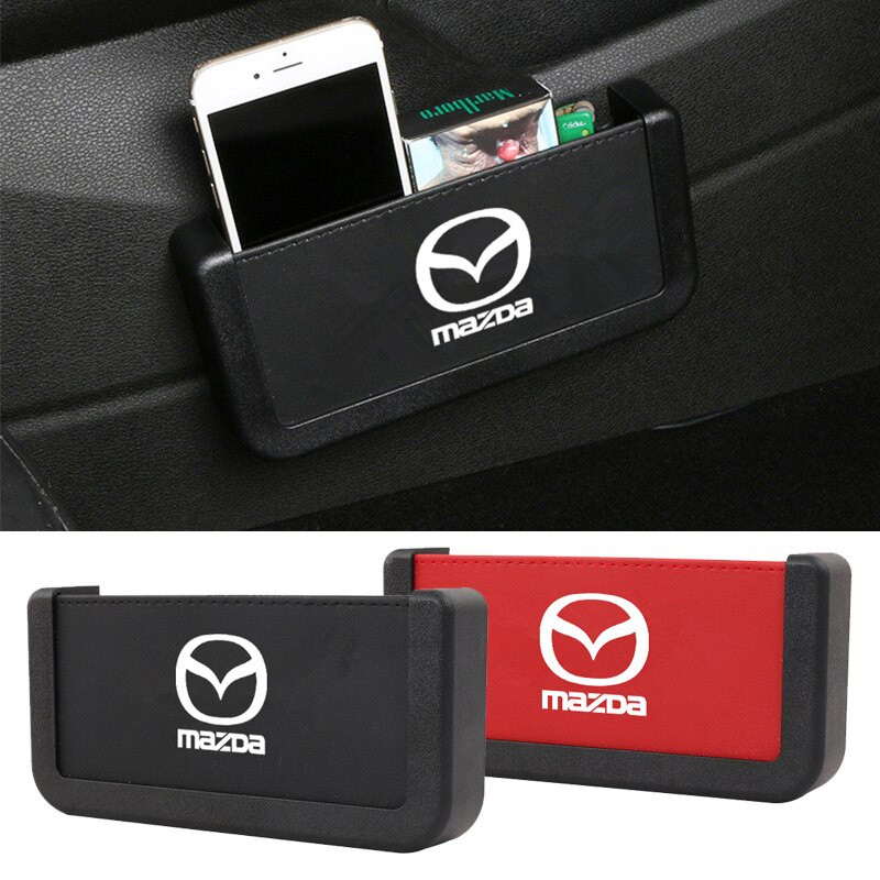 Caixa de Armazenamento para Espaço entre Assentos de Carro, Suporte para Celular para Mazda CX7 CX5 CX9 Atenza RX8 RX7 M