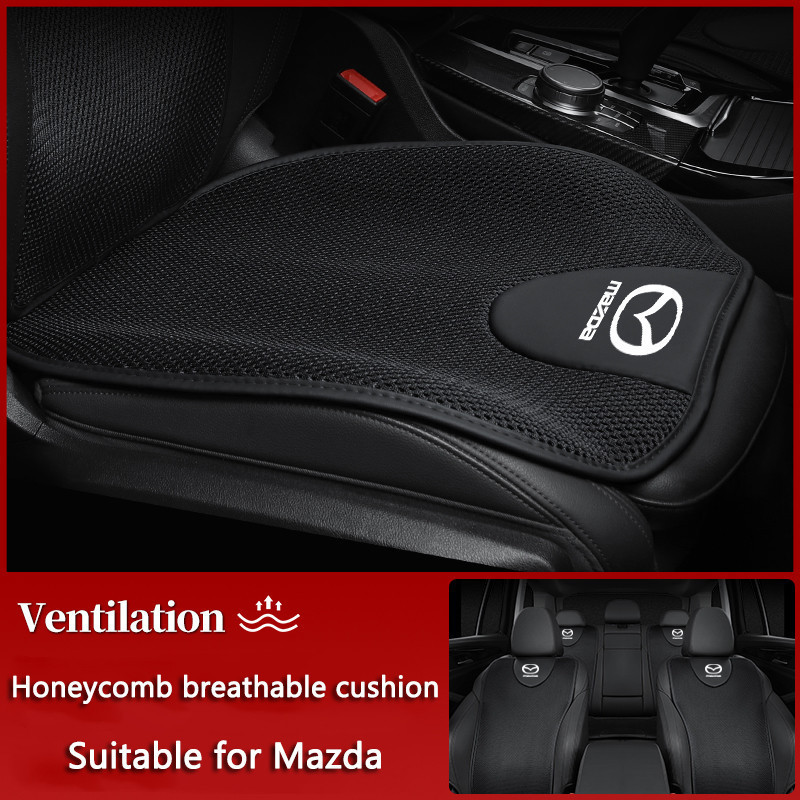 Almofada para Assento de Carro Antiderrapante de Fibra de Alta Elasticidade para Mazda 2 3 5 6 8 Atenza AXELA BT-50 CX5
