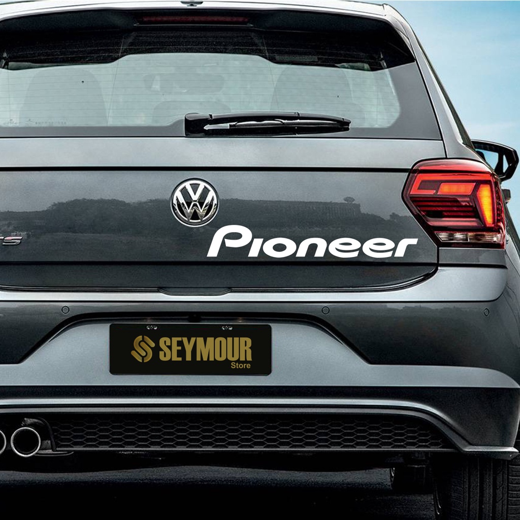 Adesivo Frase Pioneer Carro Rebaixado Som Dub Tuning Auto