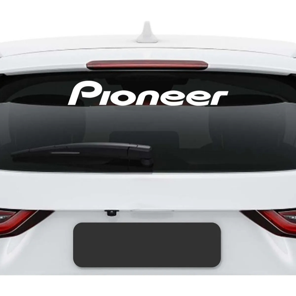 Adesivo Frase Pioneer Carro Rebaixado Som Dub Tuning Auto Tuning