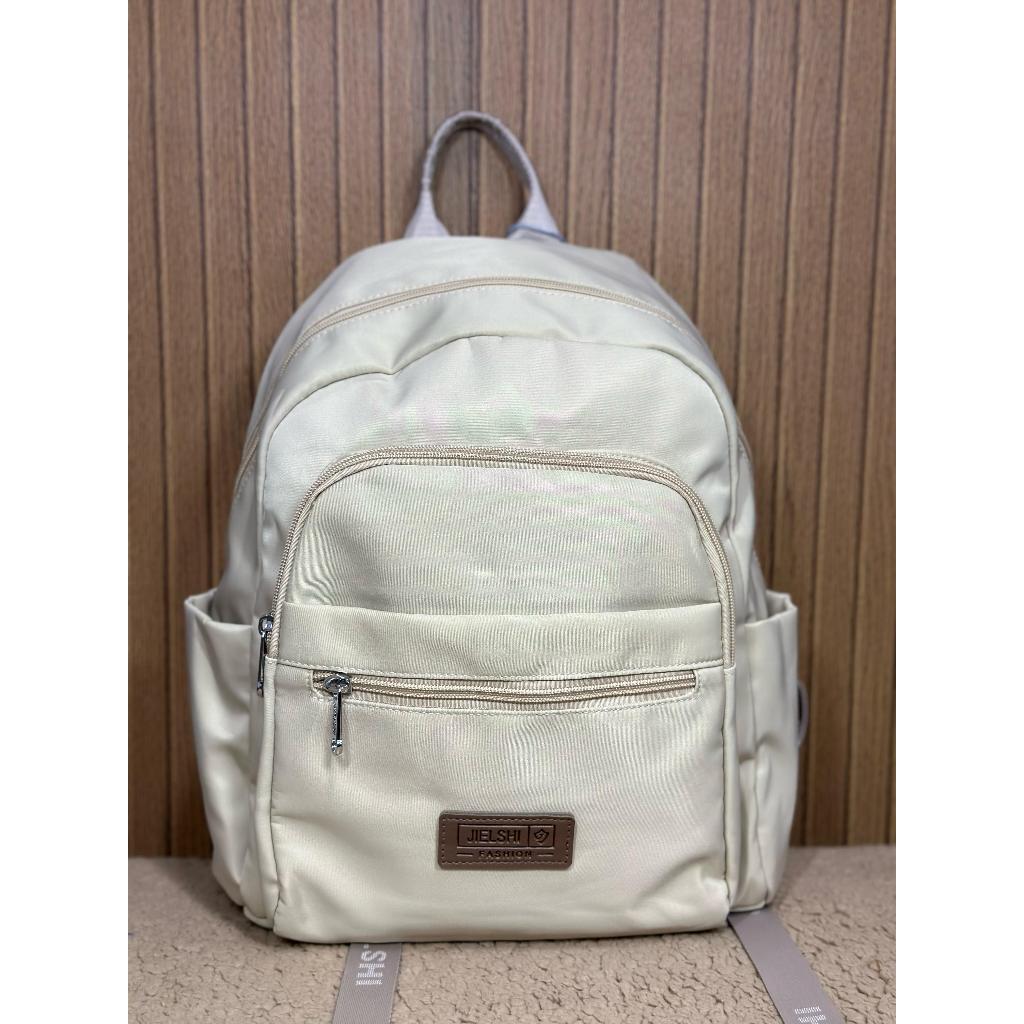 Mochila feminina de Nylon com Grande Capacidade, resistente à água, viagens, trabalho, faculdade