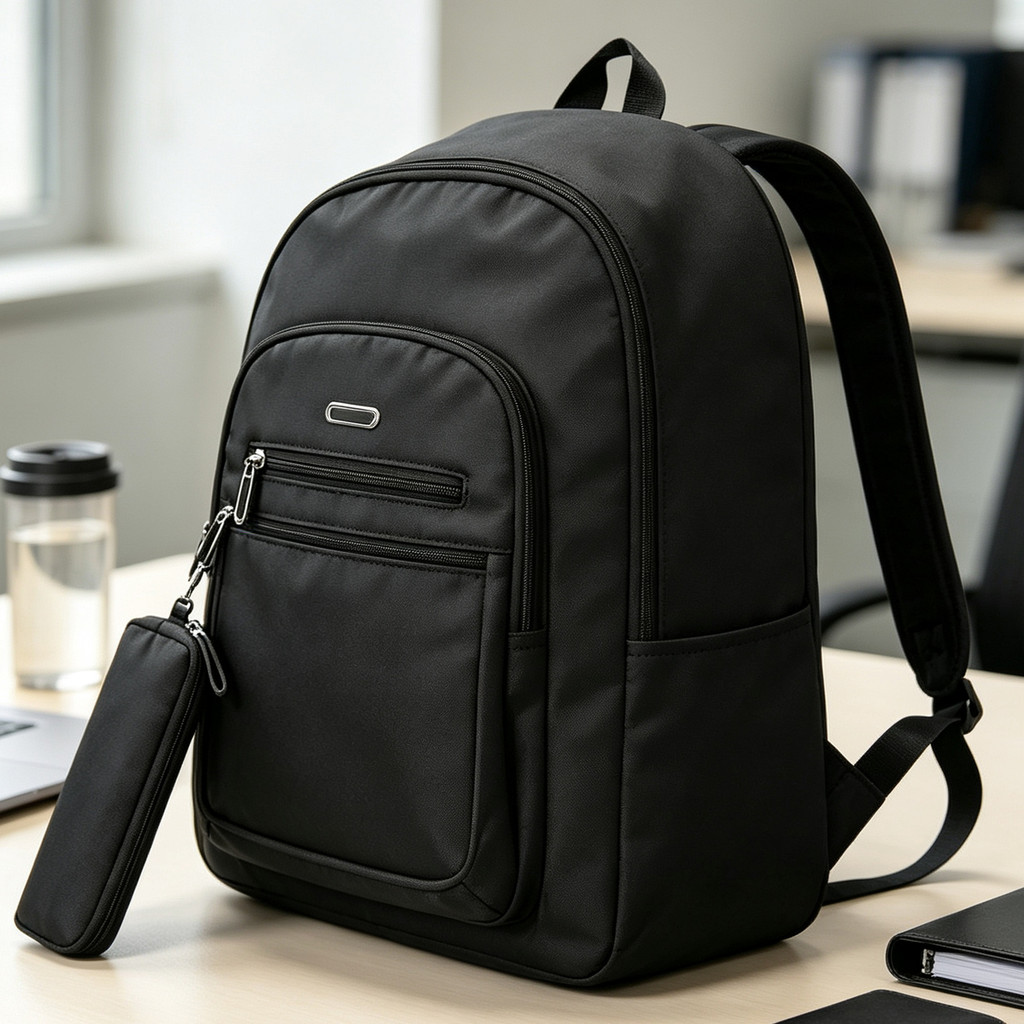 Mochila Impermeável Nylon Grande Capacidade Leve Resistente Trabalho Escola Faculdade Viagem Casual
