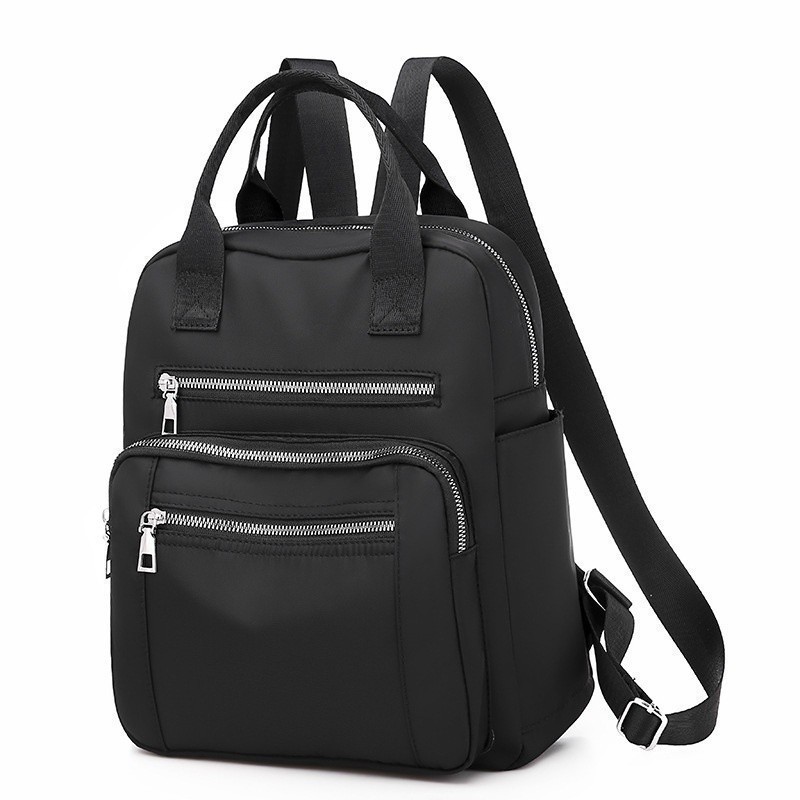 Mochila Feminina Nylon Reforçada Resistente Água Trabalho Escola Faculdade Bolsa De Costas Luxo