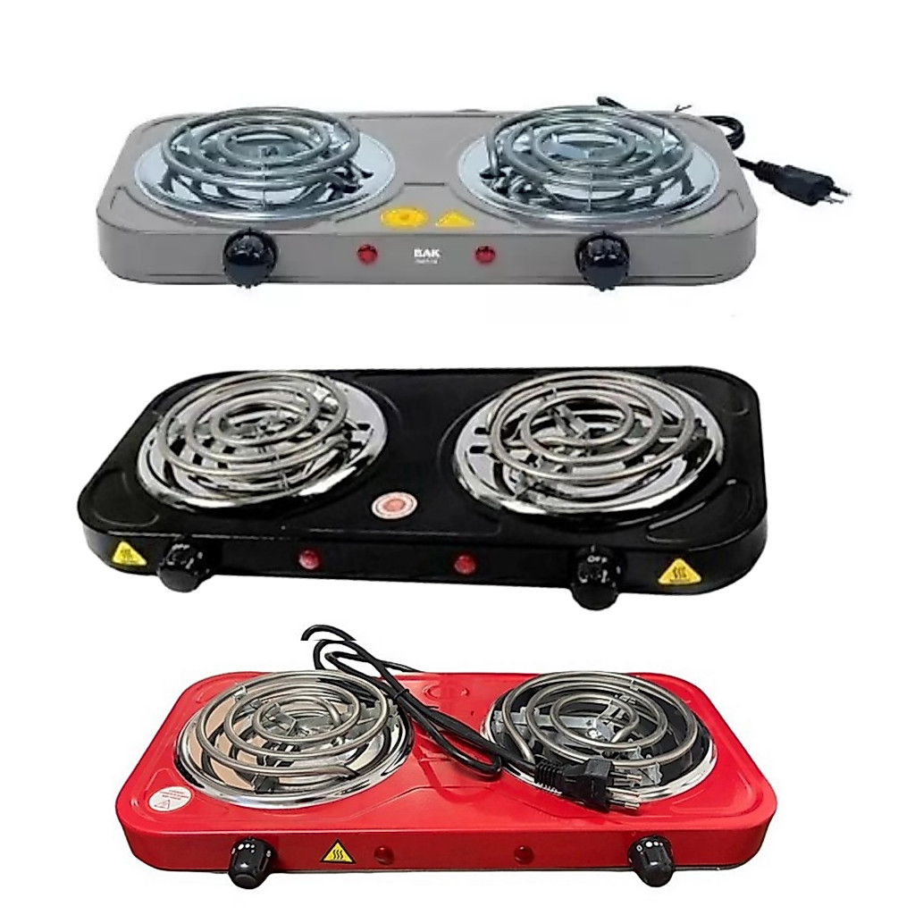 Fogão Elétrico Portátil Fogareiro  Cooktop 2 Bocas 2500W ChefExpress Color