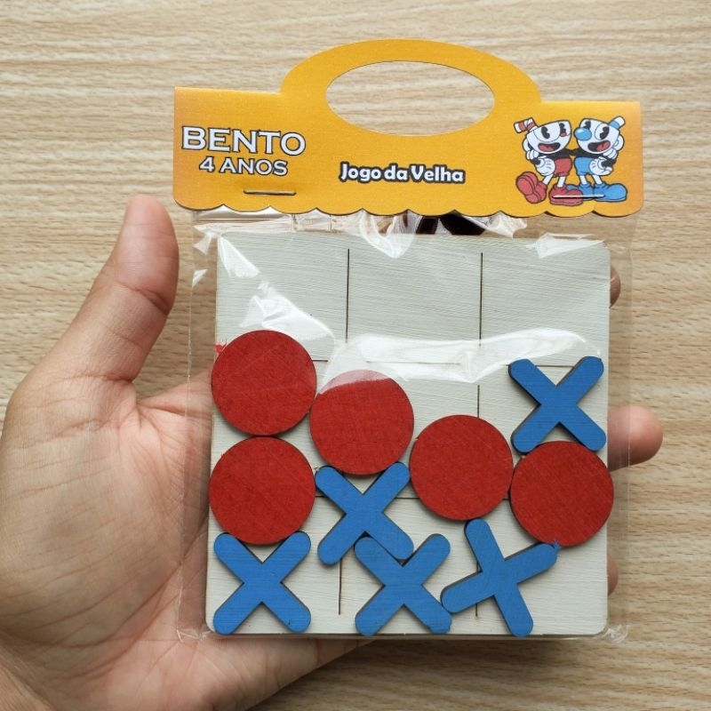 Kit Jogos da velha personalizados Cuphead menino -todos os temas- lembrancinhas menino personalizados de festa infantil