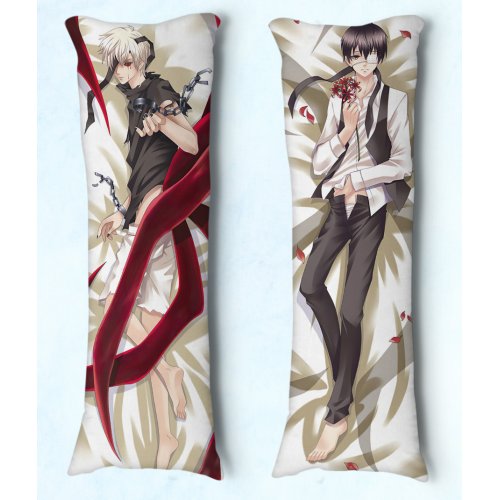 Travesseiro de Abraçar Body Pillow Dakimakura Tam 90X30 Anime Tokyo Ghoul Kaneki 04