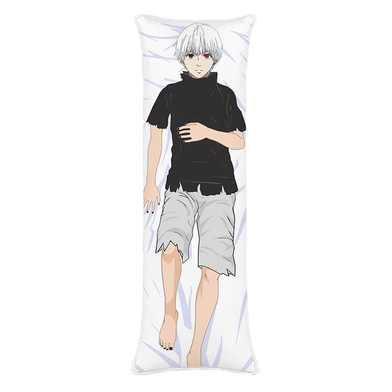 Dakimakura Tokyo Ghoul Kaneki Ken Travesseiro de Abraçar Com Enchimento