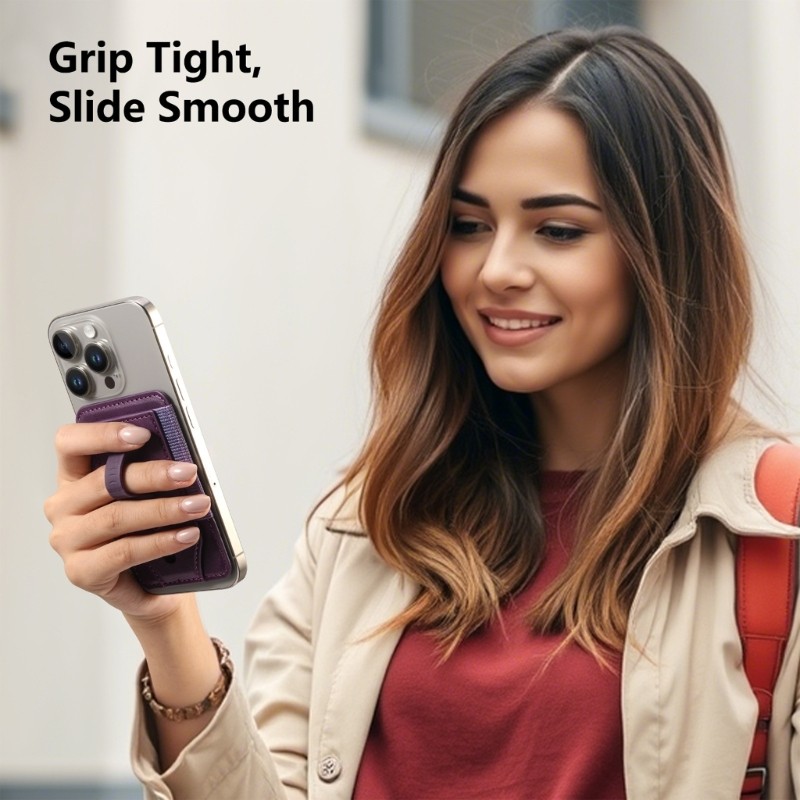 KOK Phone Back Wallet Card Slot Holder Telefone Titular Do Cartão De Crédito Caso Bolsa