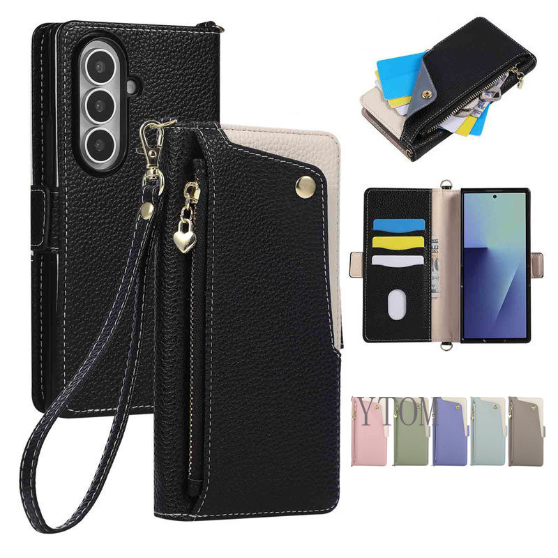 Capa Para Xiaomi Redmi A1 14C 13C 12C Note 12 11 10 Pro 9 Zipper Wallet Phone Case Soft PU Couro Slot Cartão Flip De Pel
