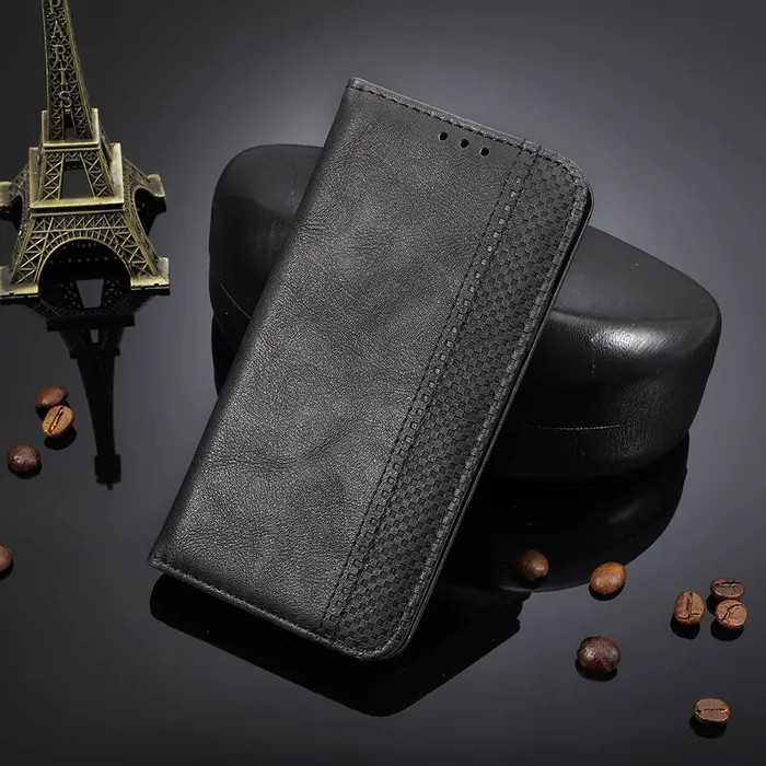 Capa De Telefone Samsung Galaxy S26 S25 FE Flip case Vintage Wallet Folio Card Slot Holder À Prova De Choque Proteger Ba