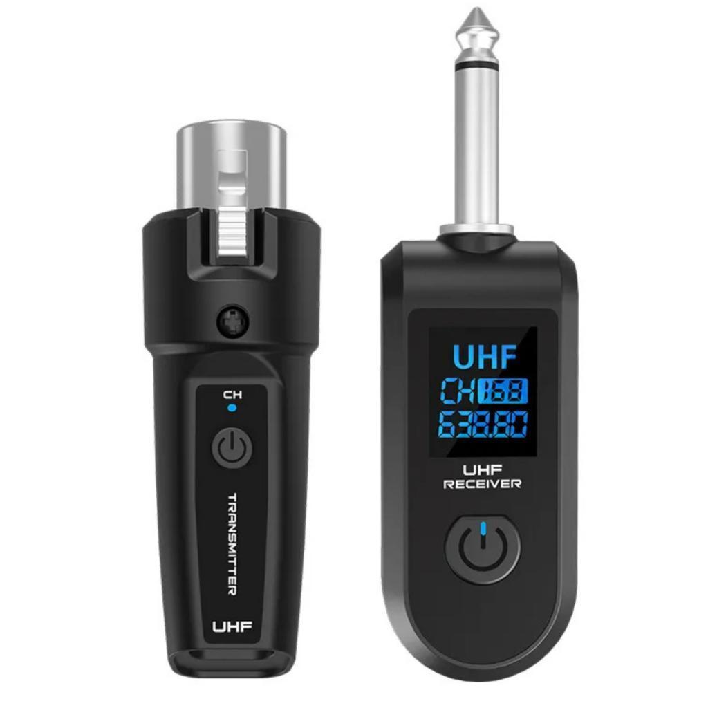 Adaptador XLR Sem Fio para Microfone – Transmissor e Receptor de Áudio Compacto e de Alta Qualidade