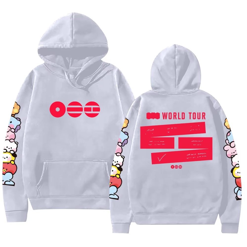 Blusa De Frio Moletom Canguru Bts Arirang World Tour Grupo Kpop Coreano Datas Show Inverno