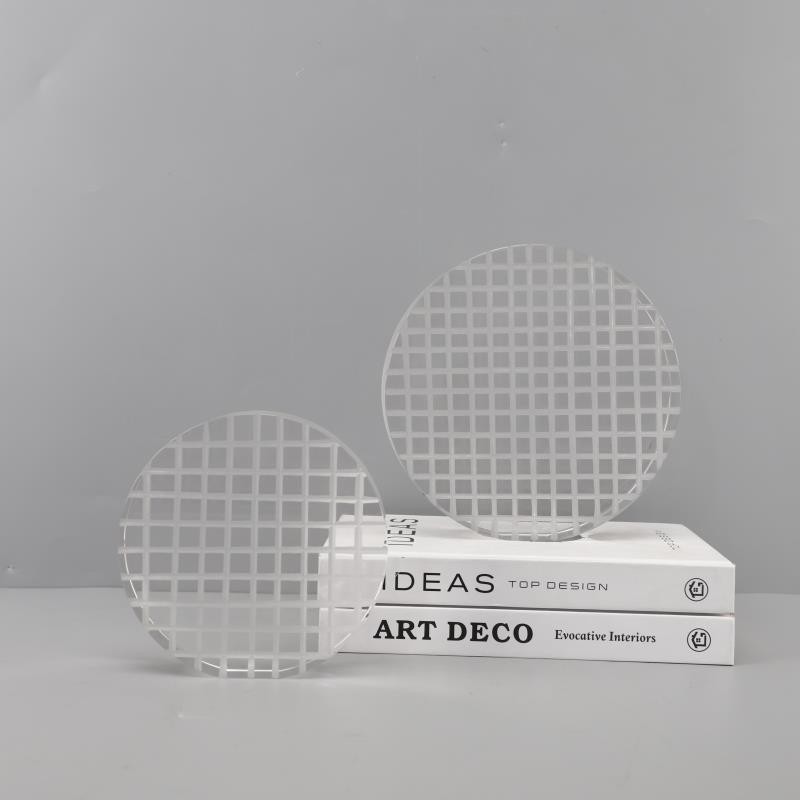 S5MF Postmodern minimalist luxury crystal geometric ornaments for study, bedroom, model home, entryway, living room, hom
