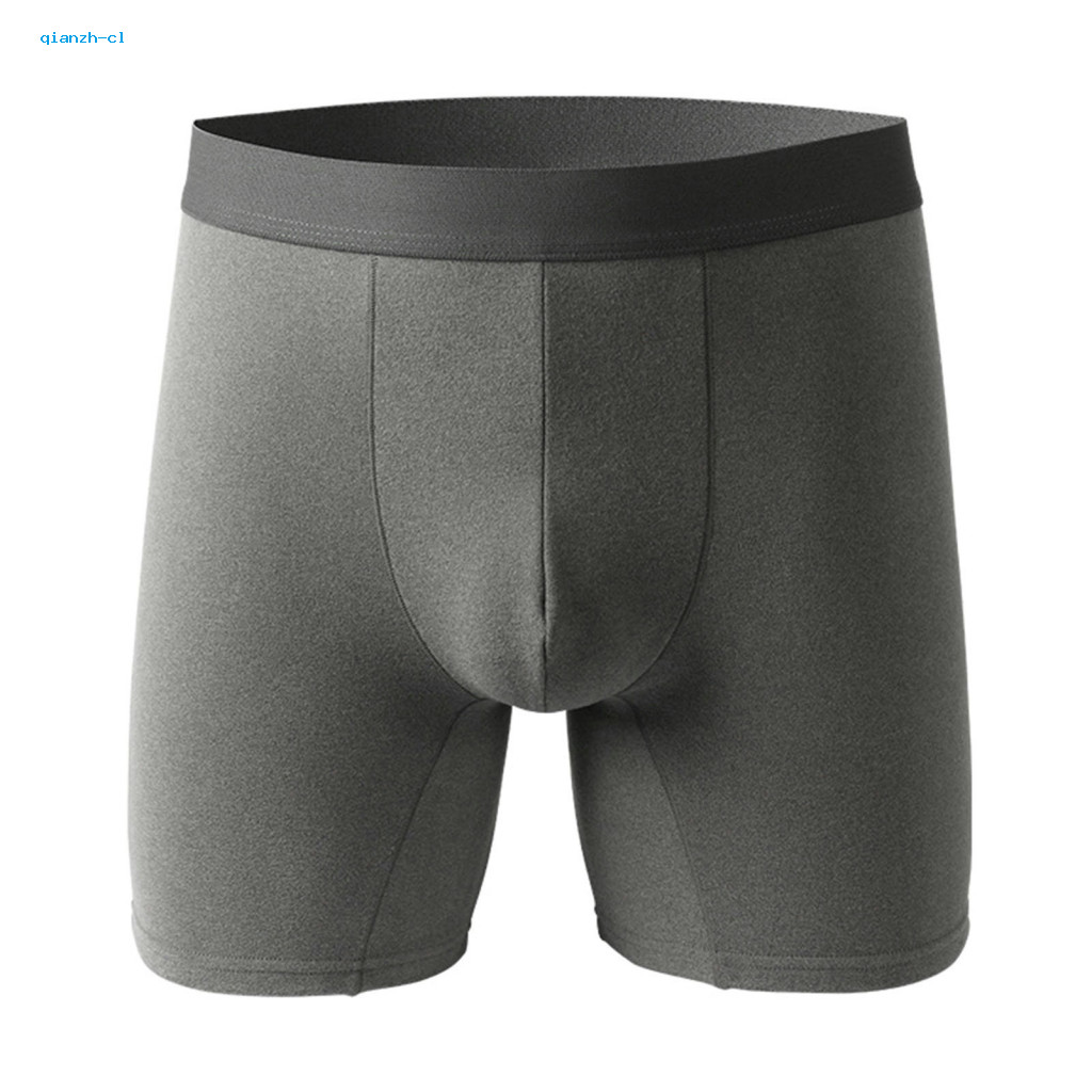 Men Double-layer Boxers Briefs German Velvet Technology Men's Winter Thermal Mid-waist Thick Heat Retention Underwear So