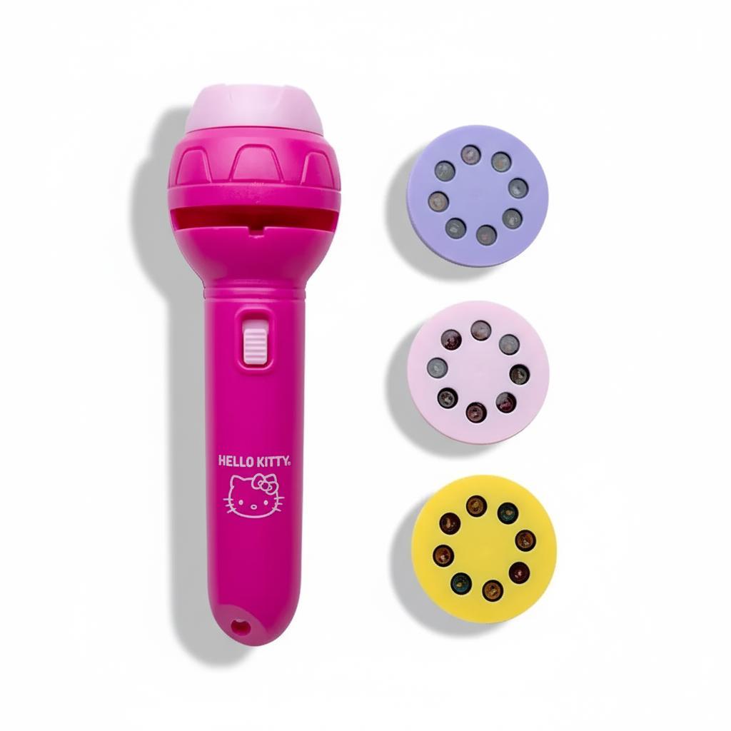 BRINQUEDO INFANTIL LANTERNA PROJETORA HELLO KITTY - LETRON