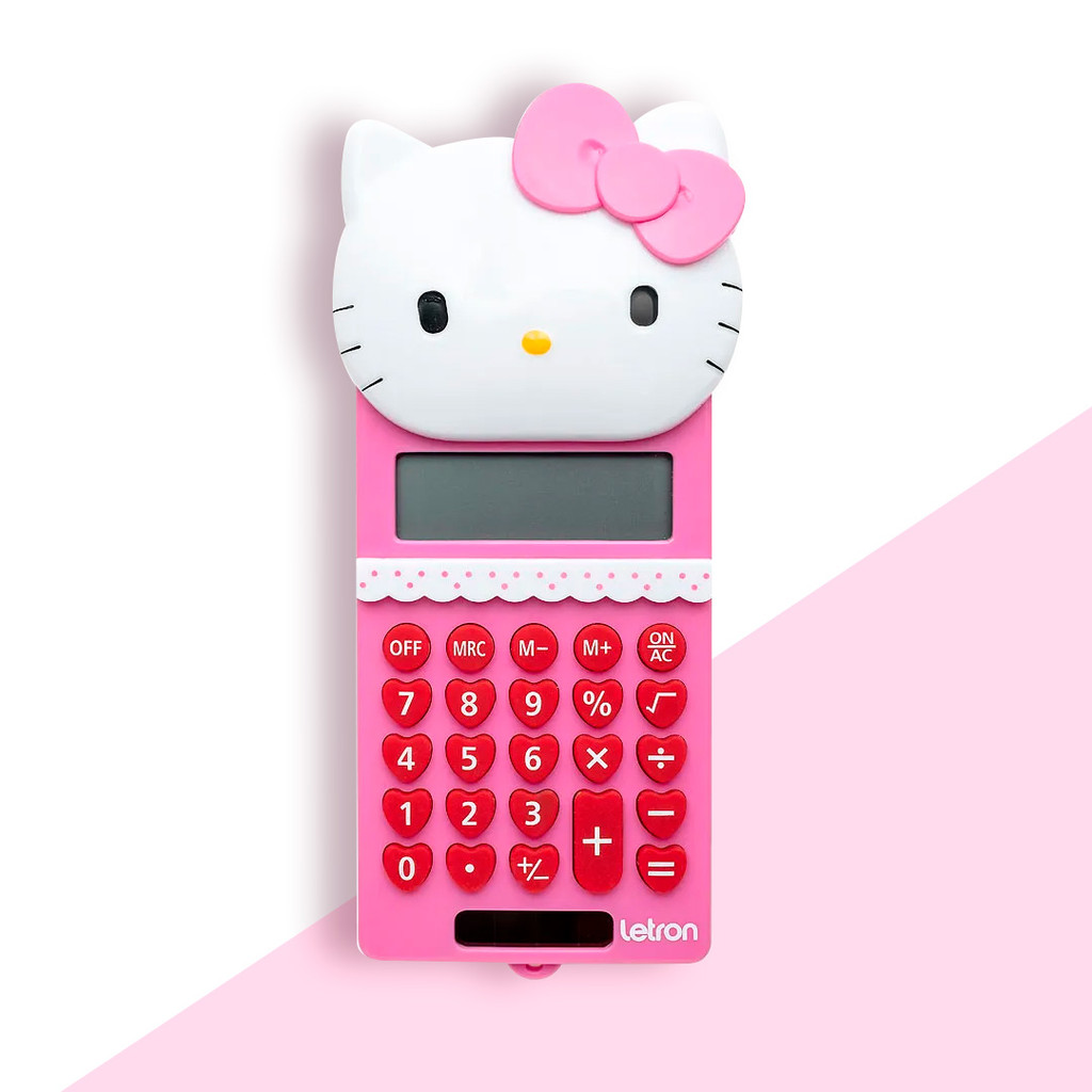 Calculadora 8 Digitos Hello Kitty Letron