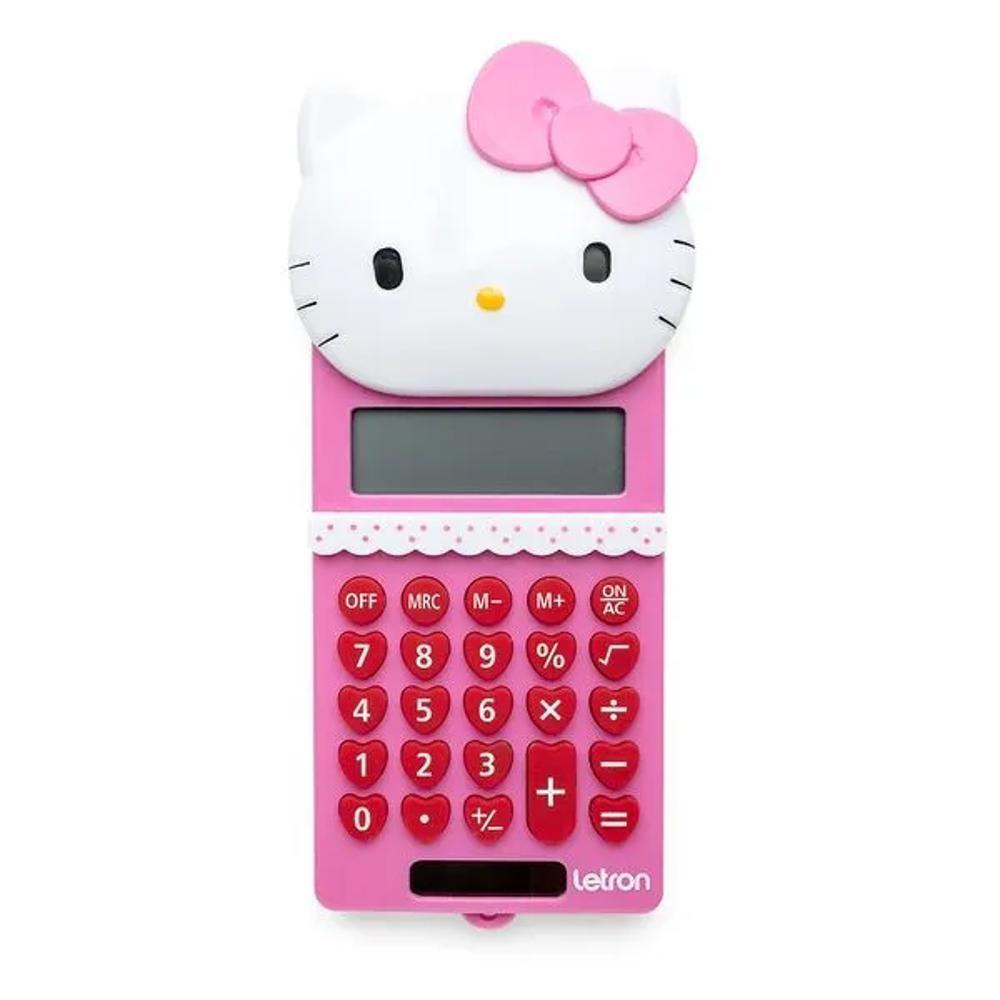 CALCULADORA ESCOLAR ELLO KITTY 8 DÍGITOS - LETRON