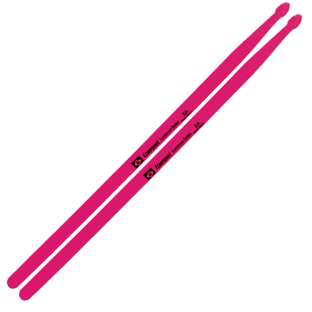 BAQUETA LIVERPOOL LUMINOUS SERIES NEON FLUORESCENTE 5A ROXO