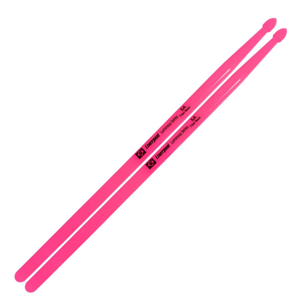 Baqueta 5A Liverpool Luminous Series Par Neon Fluorescente